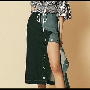 House of sunny denim skirt